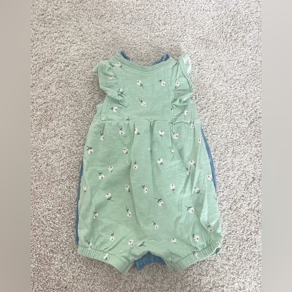 Baby girl 6 month spring summer bundle 4 items 6-12 month like new floral denim - Picture 9 of 15